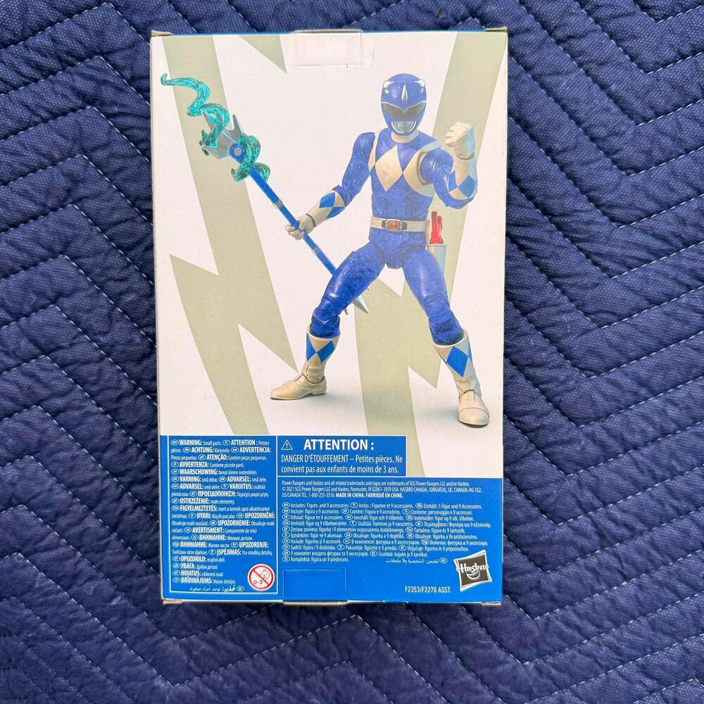 Power Rangers Lightning Collection Blue Ranger Metallic & Standard Lot New - Picture 9 of 10